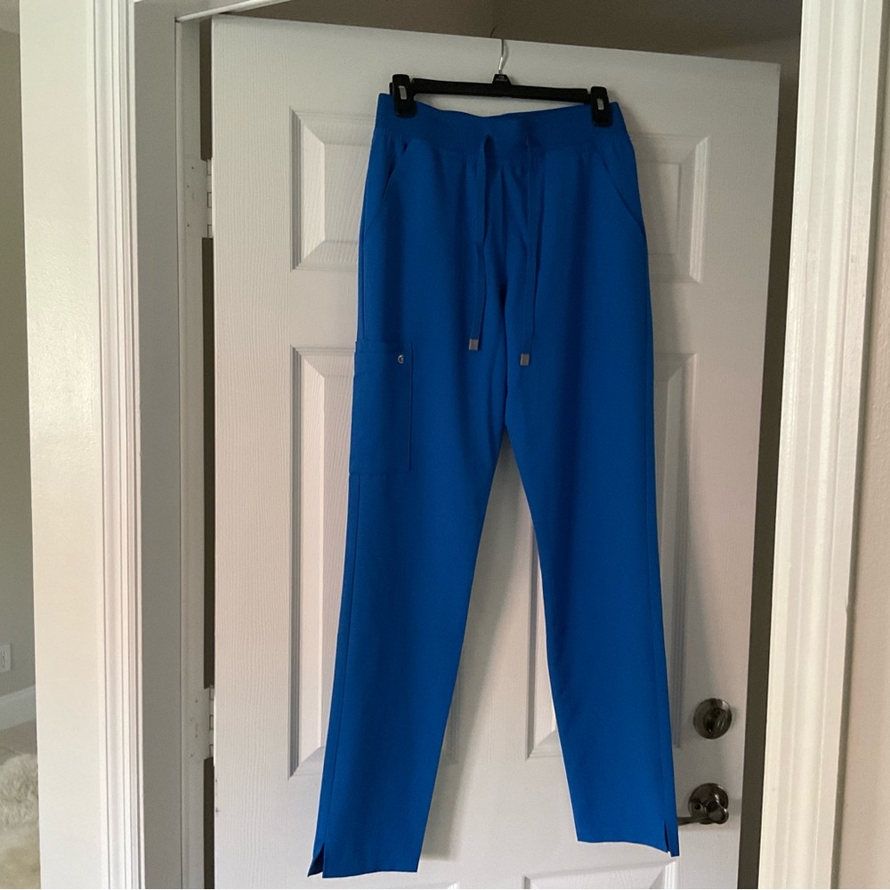 Womens Koi Royal Blue Scrub Pants